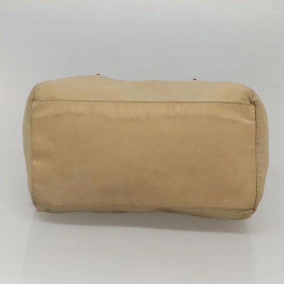 PRADA Shoulder Bag Nylon Beige Auth MX184 - Picture 5 of 16